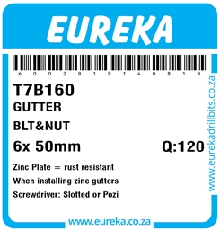 T7B160 - Gutter Bolt -T7B160_Label_T